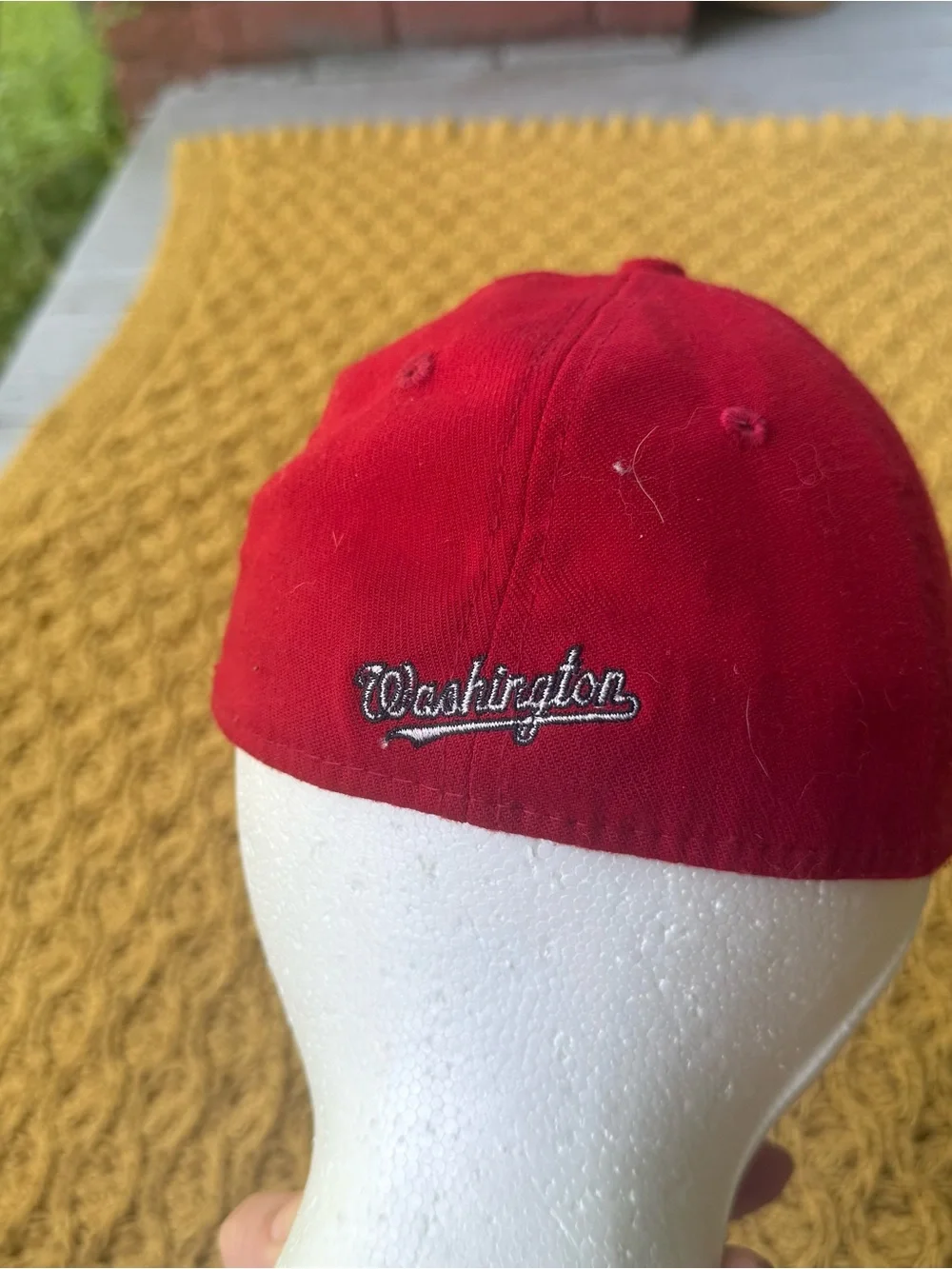 Washington Nationals Youth Boys Fitted Cap Hat One Size Red New Era Baseball MLB